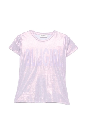 Blugirl logo-print T-shirt - Purple