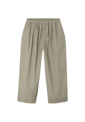 American Vintage Bailow wide-leg cotton trousers - Green
