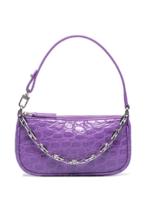 BY FAR mini Rachel chain shoulder bag - Purple