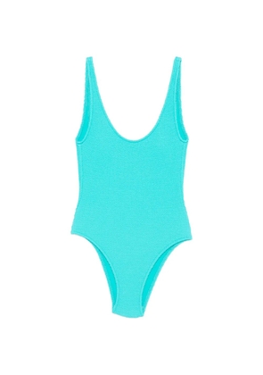 BANANA MOON scoop-neck swimsuit - Blue