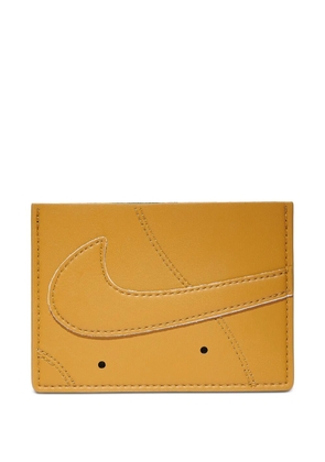 Nike logo-detail wallet - Brown