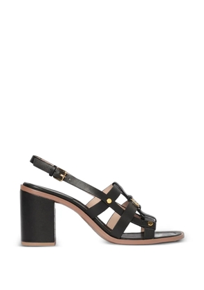 Coccinelle leahter heeled sandals - Black