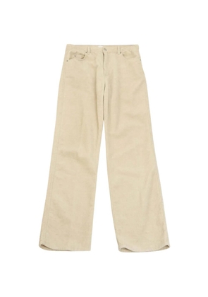 Isabel Marant Vintage straight-leg corduroy trousers - Neutrals