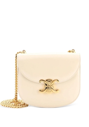Celine Pre-Owned Triomphe Besace Clea Chain Flap Bag Leather shoulder bag - Neutrals
