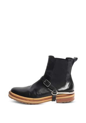Dries Van Noten Pre-Owned buckled ankle boots - Black