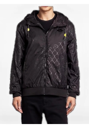 PUMA patterned hooded jacket - Black