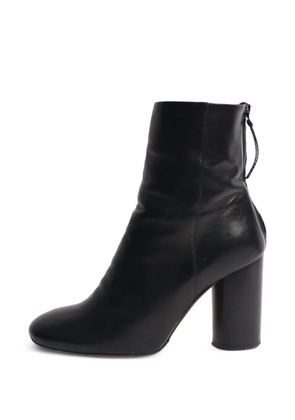 Isabel Marant Vintage block-heel leather ankle boots - Black