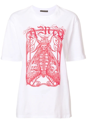 Alexander McQueen logo patch T-shirt - White