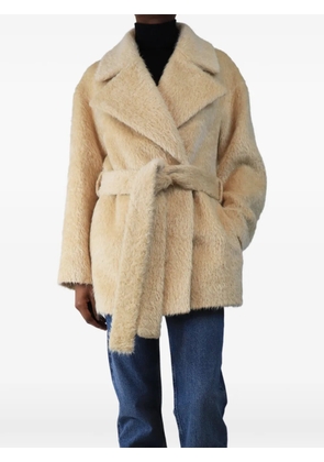 JOSEPH Marin double-breasted coat - Neutrals