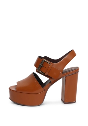 See By Chloé Vintage buckled-detail sandals - Brown