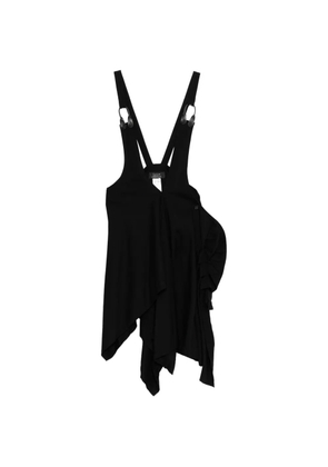 Yohji Yamamoto pleated asymmetric skirt - Black