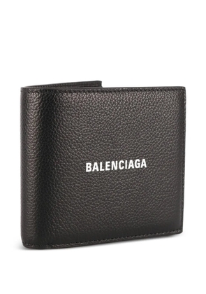 Balenciaga Cash logo-print wallet - Black