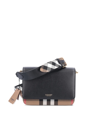 Burberry Mackford Check messenger bag - Black