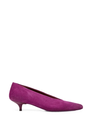 Marsèll suede pointed-toe heeled pumps - Purple