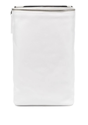 Diesel 1DR leather backpack - White