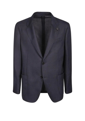Lardini Roma flower-detail blazer - Blue