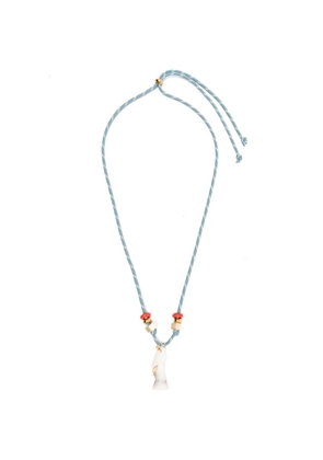 Flòwze x Collanine Colorate shell-pendant necklace - Blue