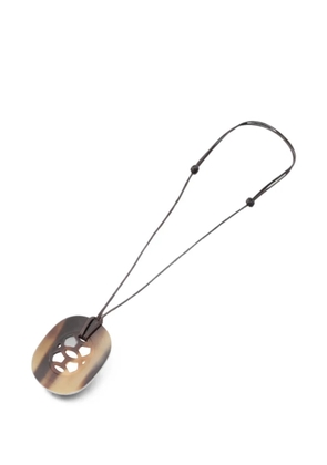 Hermès Pre-Owned GM Lift necklace - Brown