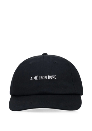 Aimé Leon Dore logo-embroidered cotton baseball cap - Black
