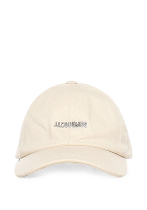 Jacquemus The Gadjo logo-plaque baseball cap - Neutrals