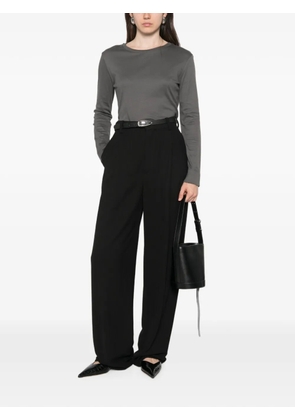 'S Max Mara Smmfumetto crew neck long-sleeve top - Grey