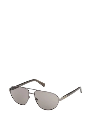 adidas double-bridge pilot-frame sunglasses - Grey