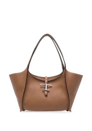Tod's T Timeless leather shoulder bag - Brown