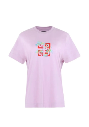 Givenchy 4G logo-print T-shirt - Purple