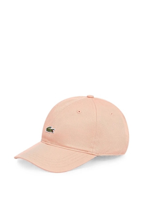 Lacoste logo-patch baseball cap - Pink