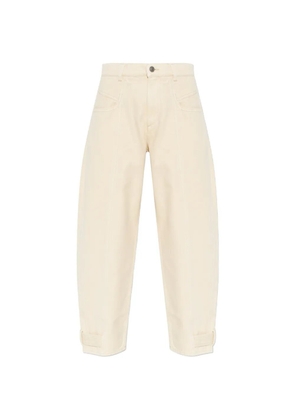 ISABEL MARANT Leja panelled tapered jeans - Neutrals