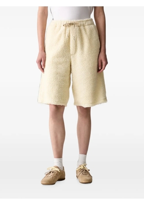 American Vintage Hoktown fleece drawstring shorts - Yellow