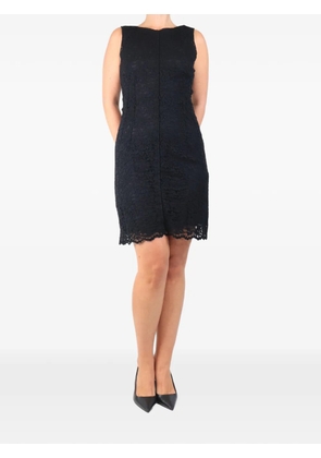 Dolce & Gabbana Pre-Owned floral-lace mini dress - Black