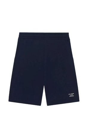 Drôle De Monsieur elastic-waistband shorts - Blue
