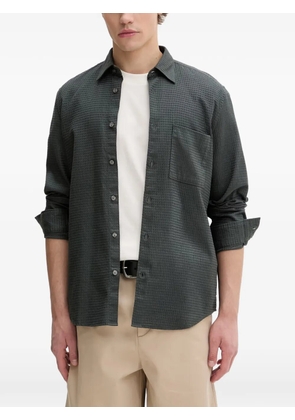 Marc O'Polo textured chest-pocket shirt - Green