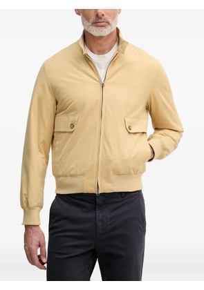 Benetton high-neck button-flap jacket - Yellow