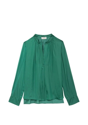 Zadig&Voltaire Tink satin blouse - Green