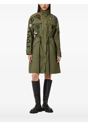 AllSaints Ariaa patch-embellished drawstring jacket - Green
