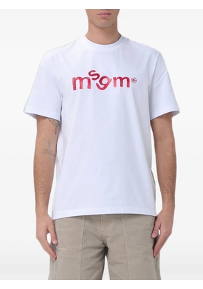 MSGM logo-print T-shirt - White