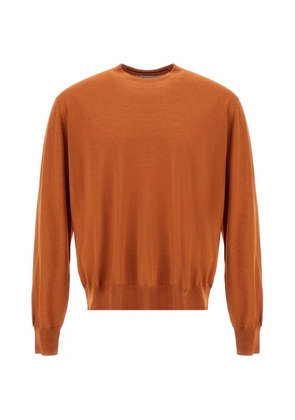 Herno Resort ribbed-trim sweater - Orange