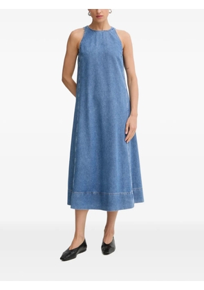 Marc O'Polo halterneck sleeveless midi dress - Blue