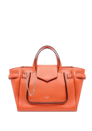 Lancel medium Thea grained handbag - Orange