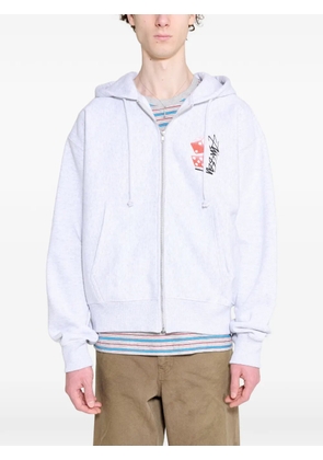 Stüssy Tall Dice full-zip hoodie - Grey