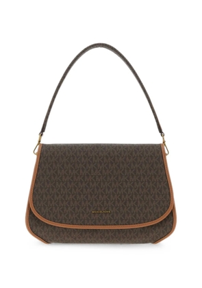 Michael Michael Kors meidum Holmes logo-print shoulder bag - Brown