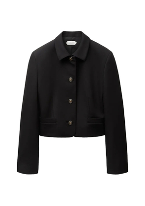 Versace Medusa-button cropped jacket - Black