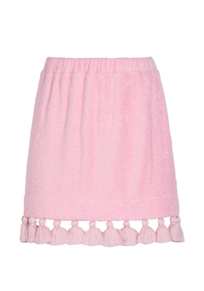 Cap d'Antibes Georgia tassel-trim mini skirt - Pink