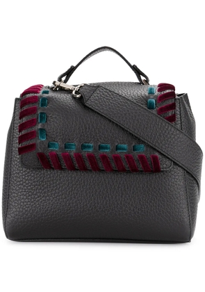 Orciani Sveva leather shoulder bag - Black
