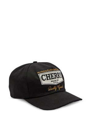 Cherry LA logo-patch baseball cap - Black