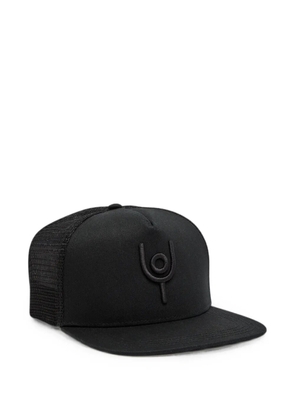 NOW YOU LIVE Trucker embroidered-logo cap - Black