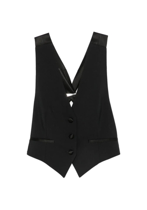 DONDUP crossover-back waistcoat - Black