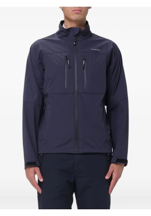 Murphy&Nye logo-print zip-up jacket - Blue